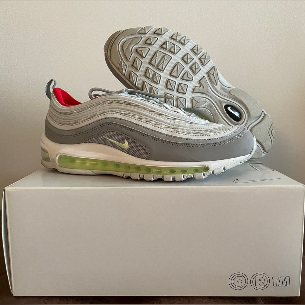 Nike by You / NikeID Air Max 97 Yeezy Pure Platinum Size 9
